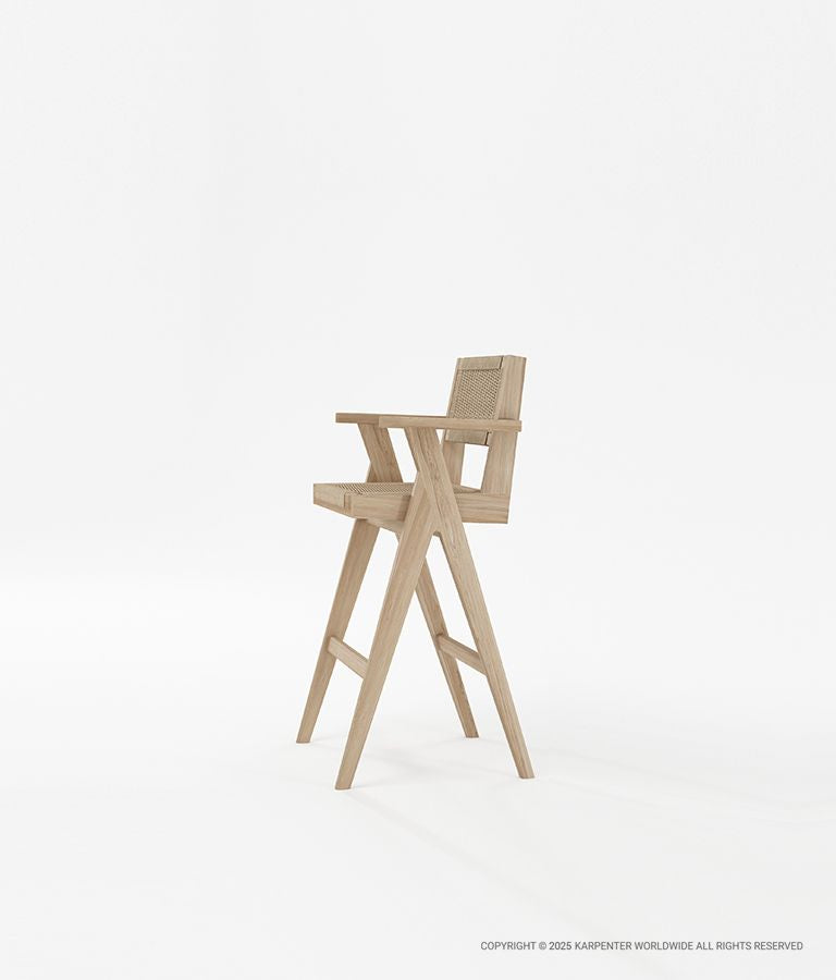TRIBUTE Bar Stool w/ Natural Paper Cord