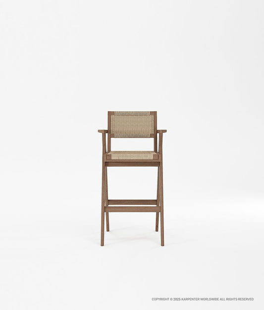 TRIBUTE Bar Stool w/ Natural Paper Cord