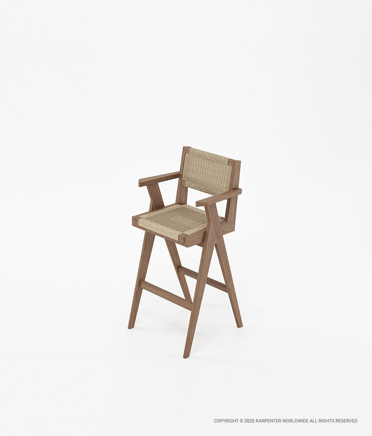TRIBUTE Bar Stool w/ Natural Paper Cord
