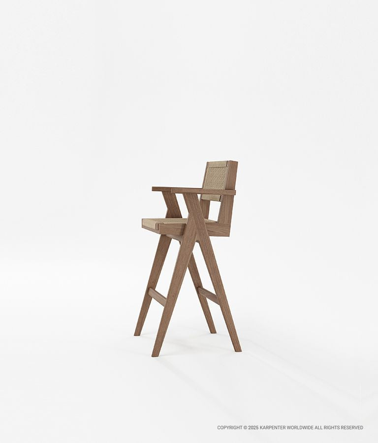 TRIBUTE Bar Stool w/ Natural Paper Cord