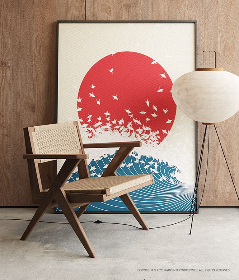 TRIBUTE Easy Chair w/ Natural Paper Cord