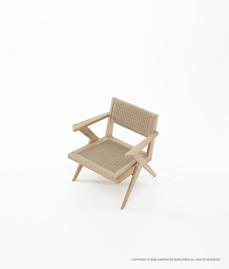 TRIBUTE Easy Chair w/ Natural Paper Cord