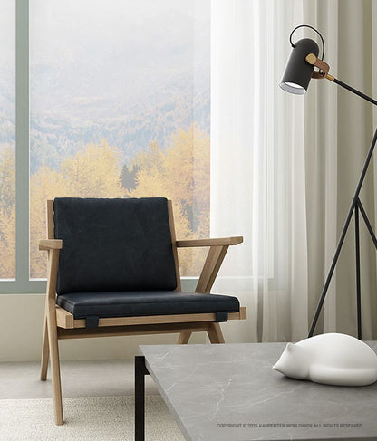 TRIBUTE Easy Chair w/ Leather