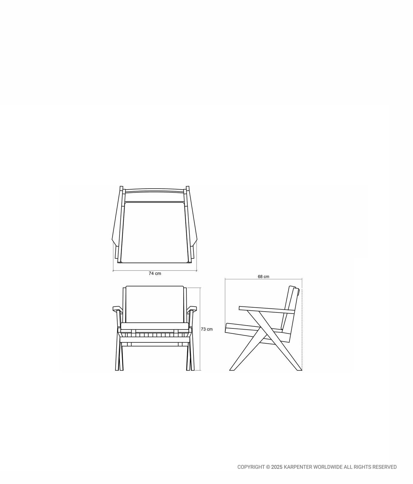 TRIBUTE Easy Chair w/ Leather