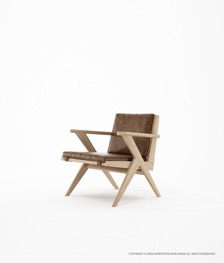 TRIBUTE Easy Chair w/ Leather