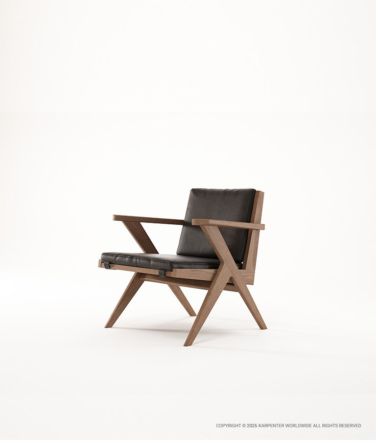 TRIBUTE Easy Chair w/ Leather