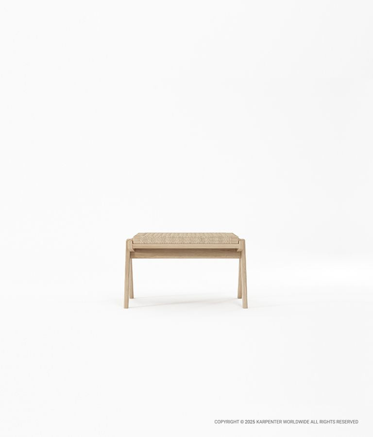 TRIBUTE Ottoman w/ Natural Paper Cord