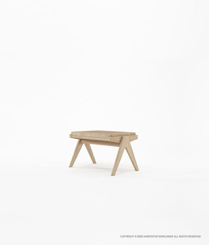TRIBUTE Ottoman w/ Natural Paper Cord