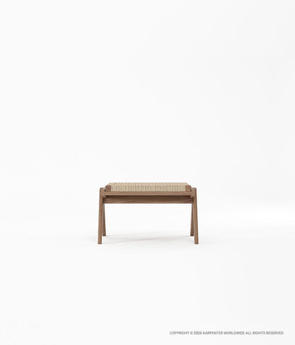 TRIBUTE Ottoman w/ Natural Paper Cord