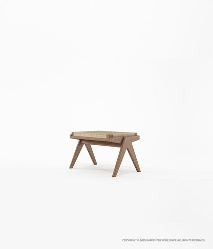 TRIBUTE Ottoman w/ Natural Paper Cord