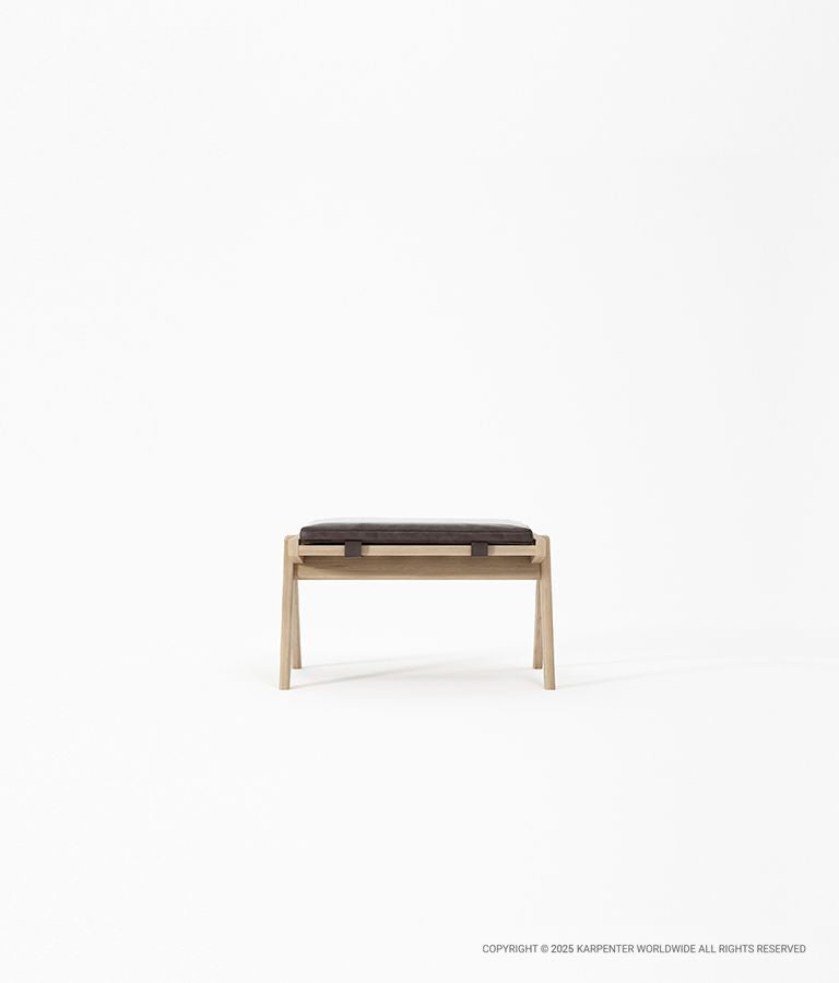TRIBUTE Ottoman w/ Leather