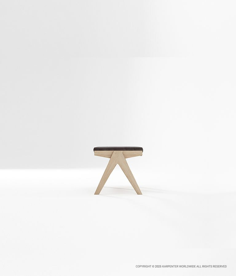 TRIBUTE Ottoman w/ Leather