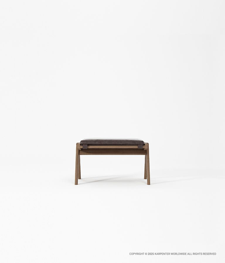 TRIBUTE Ottoman w/ Leather
