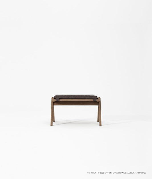 TRIBUTE Ottoman w/ Leather