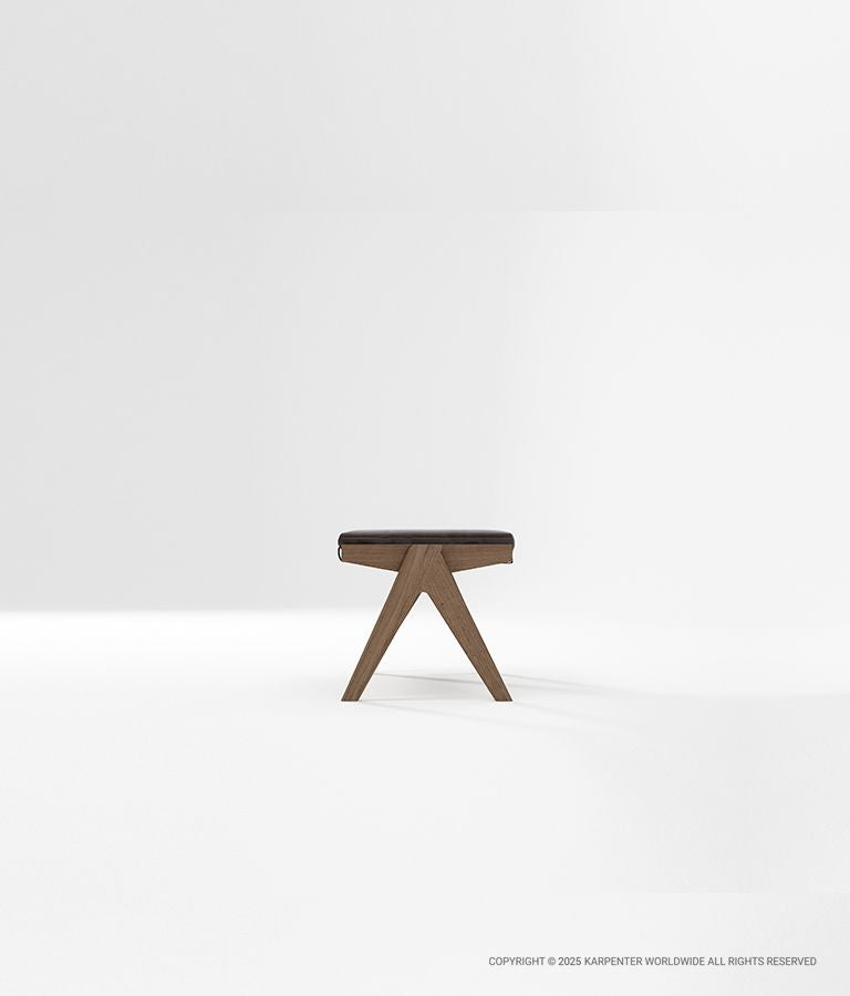 TRIBUTE Ottoman w/ Leather