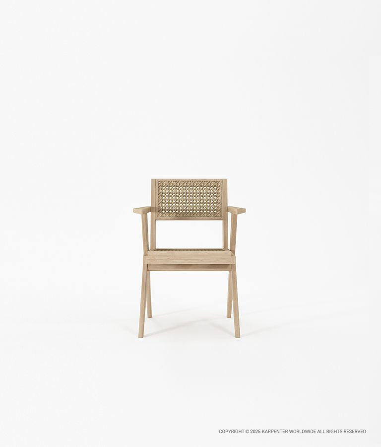 TRIBUTE Armchair w/ Natural Rattan