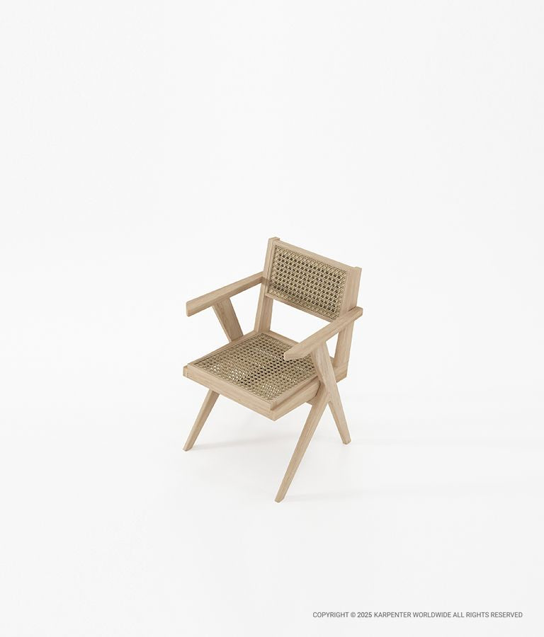 TRIBUTE Armchair w/ Natural Rattan