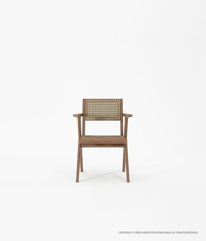 TRIBUTE Armchair w/ Natural Rattan