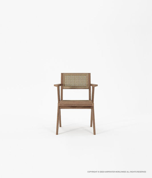 TRIBUTE Armchair w/ Natural Rattan