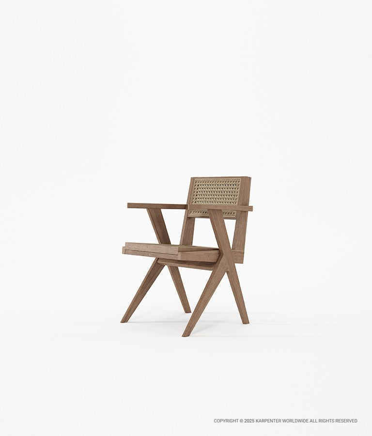 TRIBUTE Armchair w/ Natural Rattan
