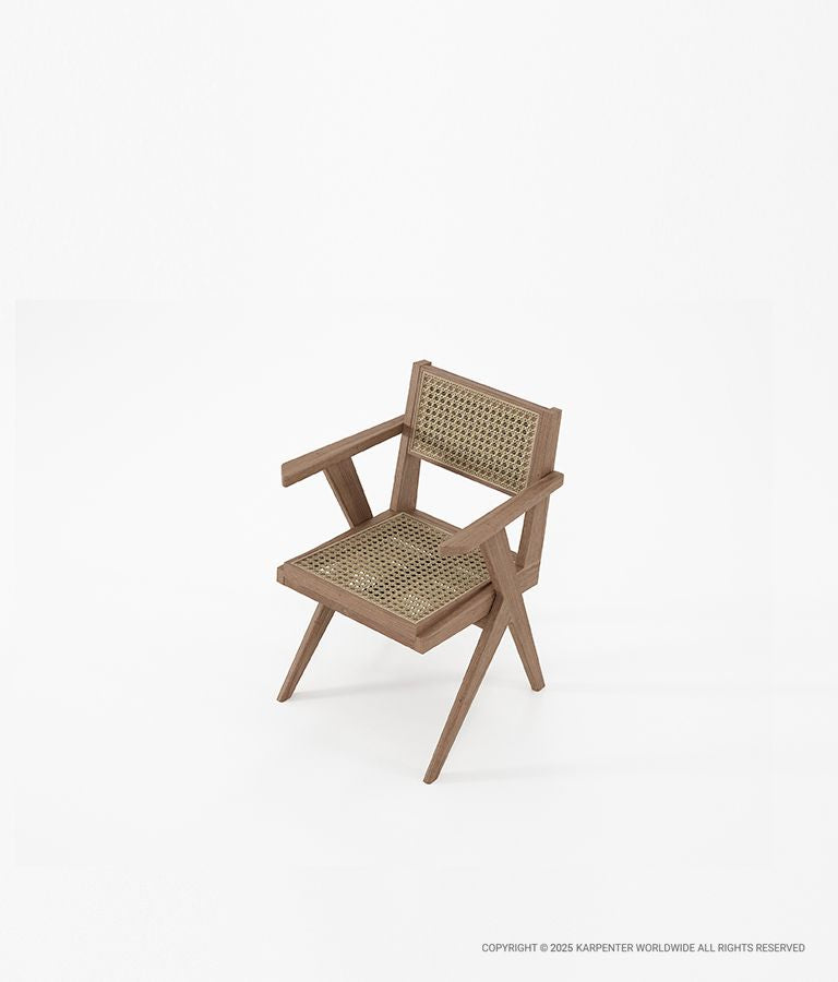 TRIBUTE Armchair w/ Natural Rattan