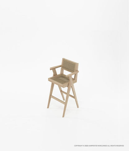 TRIBUTE Bar Stool w/ Natural Rattan