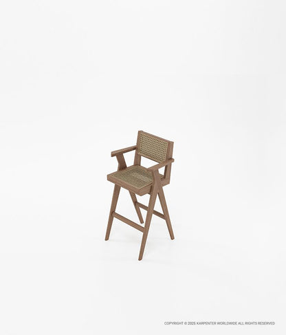 TRIBUTE Bar Stool w/ Natural Rattan