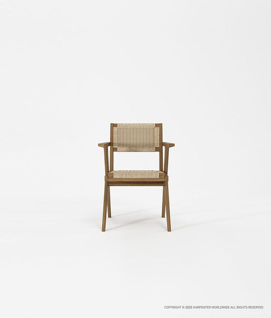 TRIBUTE OUTDOOR Arm Chair w/ Hyacinth Paper Cord