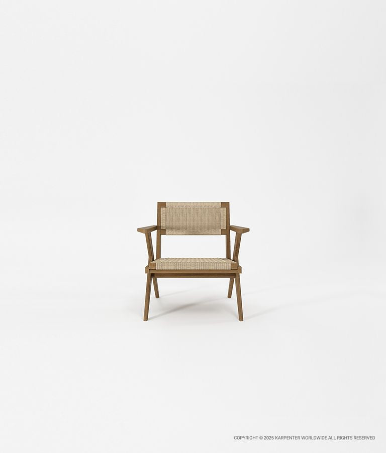 TRIBUTE OUTDOOR Easy Chair w/ Hyacinth Paper Cord