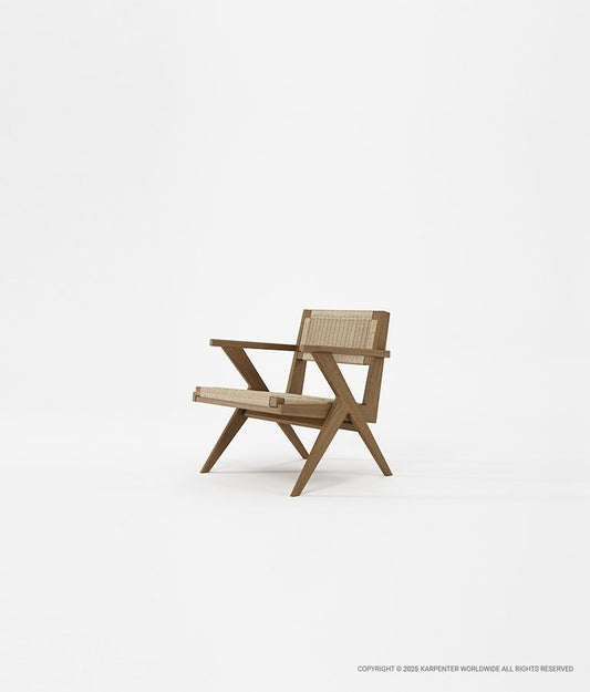 TRIBUTE OUTDOOR Easy Chair w/ Hyacinth Paper Cord