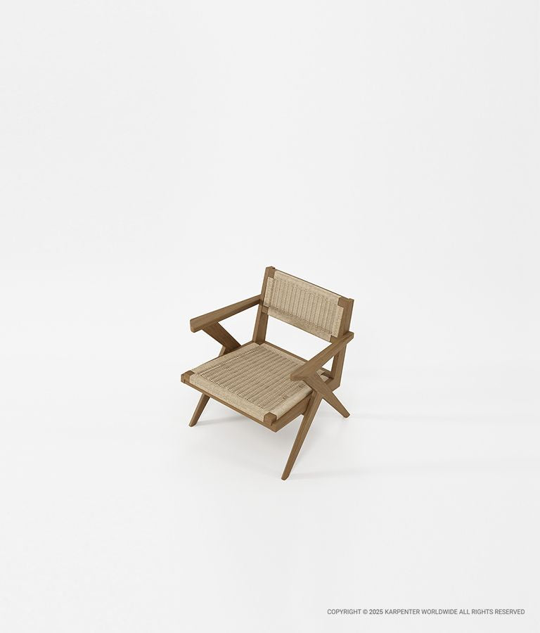 TRIBUTE OUTDOOR Easy Chair w/ Hyacinth Paper Cord