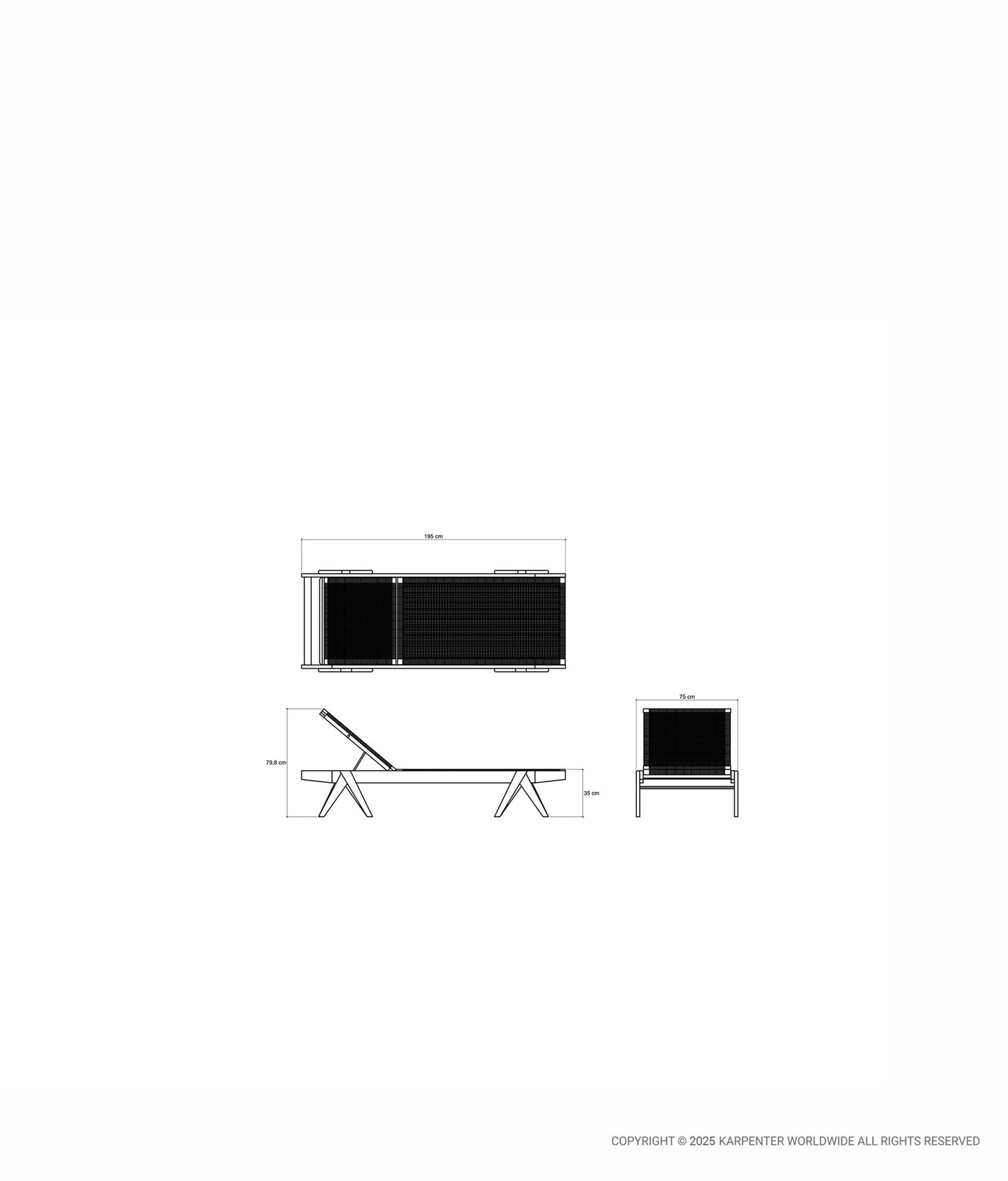 TRIBUTE OUTDOOR Lounger I