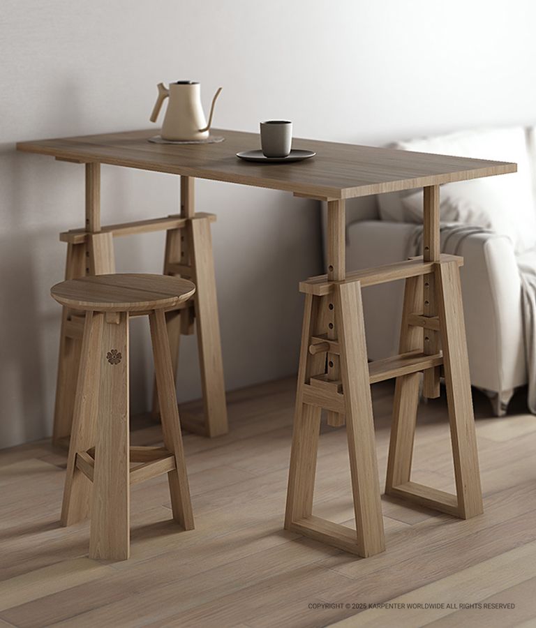 TRESTLE Desk/Table (Adjustable to Bar Table)