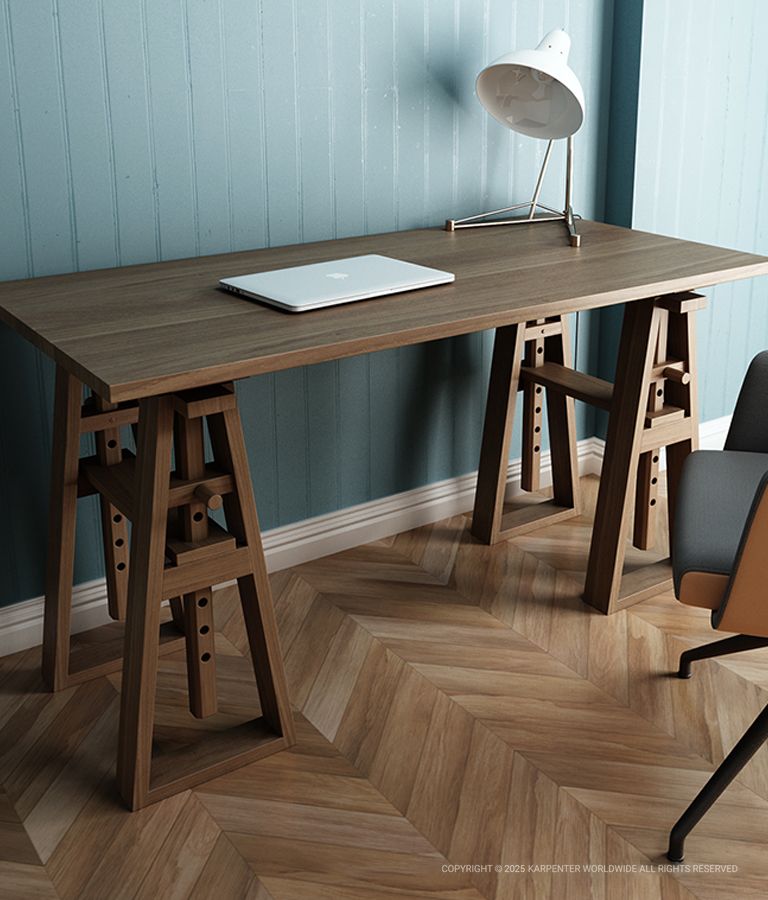 TRESTLE Desk/Table (Adjustable to Bar Table)