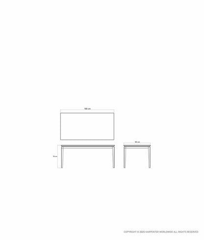 TWENTY TWENTY Rectangular Dining Table 180