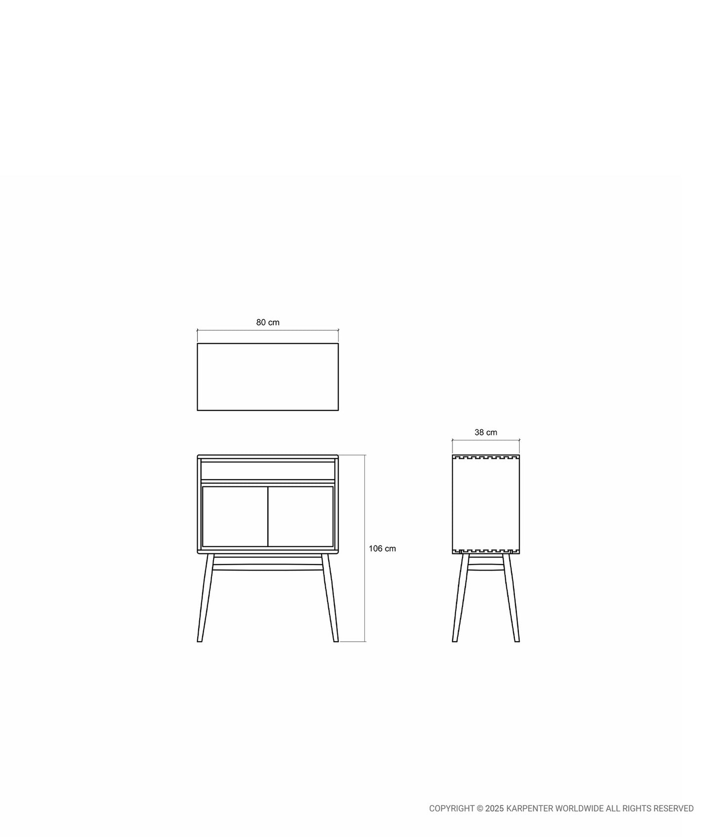 TWIST Cupboard w/ 2 Doors