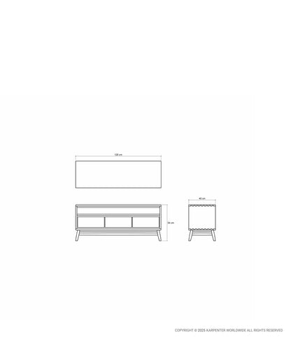 TWIST Media Cabinet w/ 3 Drawers
