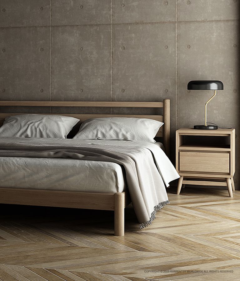 TWIST Side-Bedside Table w/ Drawer