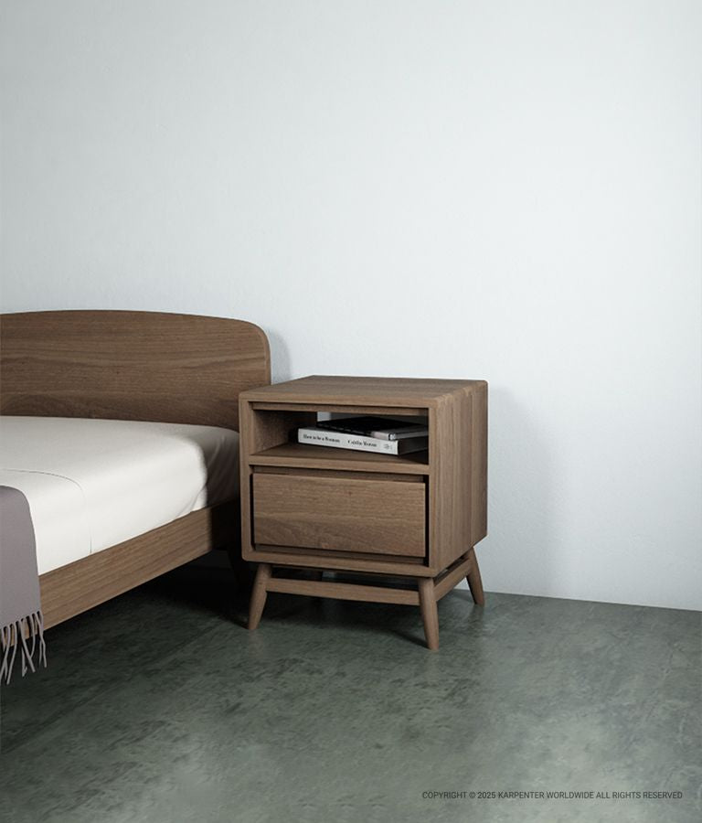 TWIST Side-Bedside Table w/ Drawer