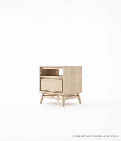 TWIST Side-Bedside Table w/ Drawer