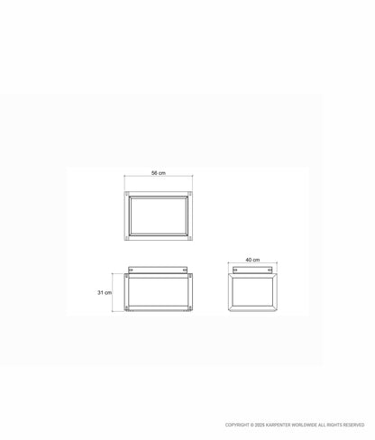UP & DOWN Coffee Table Type 1 w/ Single Tray