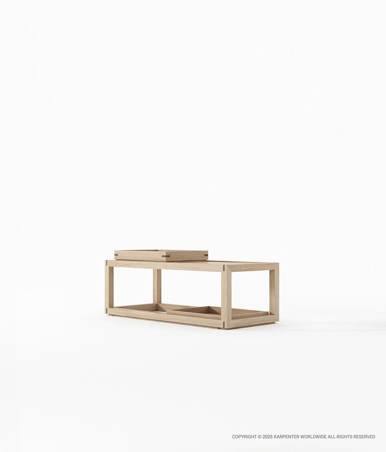 UP & DOWN Coffee Table Type 3 w/ 2 Small Trays