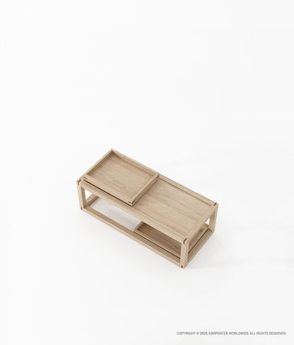 UP & DOWN Coffee Table Type 3 w/ 2 Small Trays