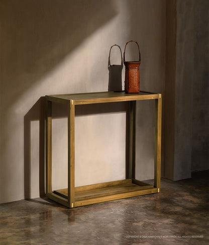 UP & DOWN Console Table w/ Single Long Tray
