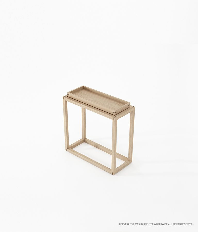 UP & DOWN Console Table w/ Single Long Tray