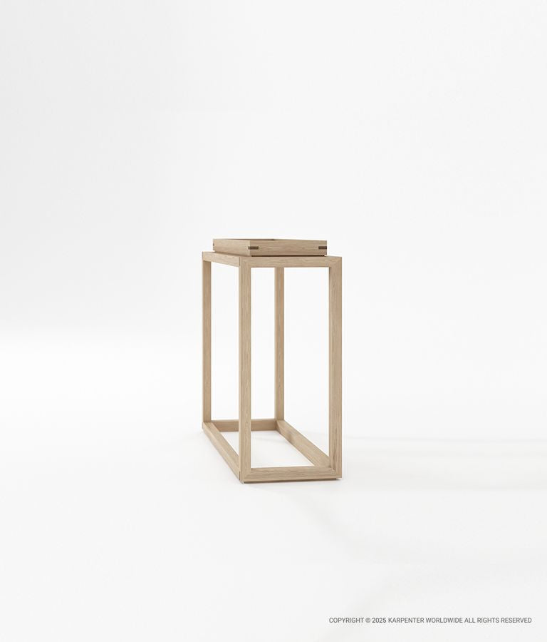 UP & DOWN Console Table w/ Single Long Tray