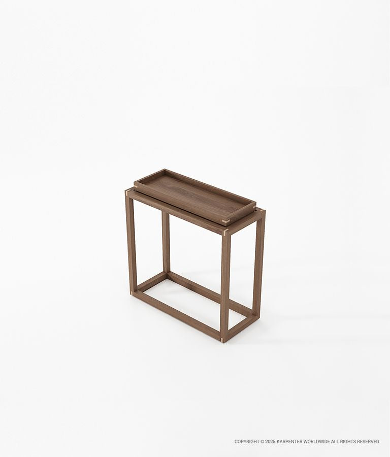 UP & DOWN Console Table w/ Single Long Tray