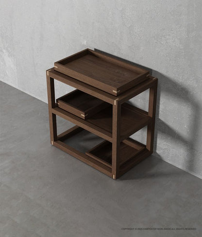 UP & DOWN Horizontal Rack Type 1 w/ 2 Small Trays & Single Large Tray