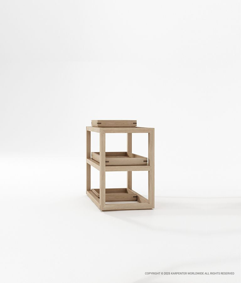 UP & DOWN Horizontal Rack Type 1 w/ 2 Small Trays & Single Large Tray