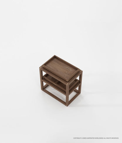 UP & DOWN Horizontal Rack Type 1 w/ 2 Small Trays & Single Large Tray